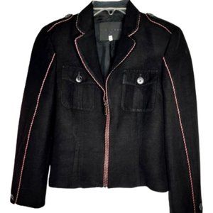 Richmond X Cropped Epaulet Jacket - Black - EU 40/US 6